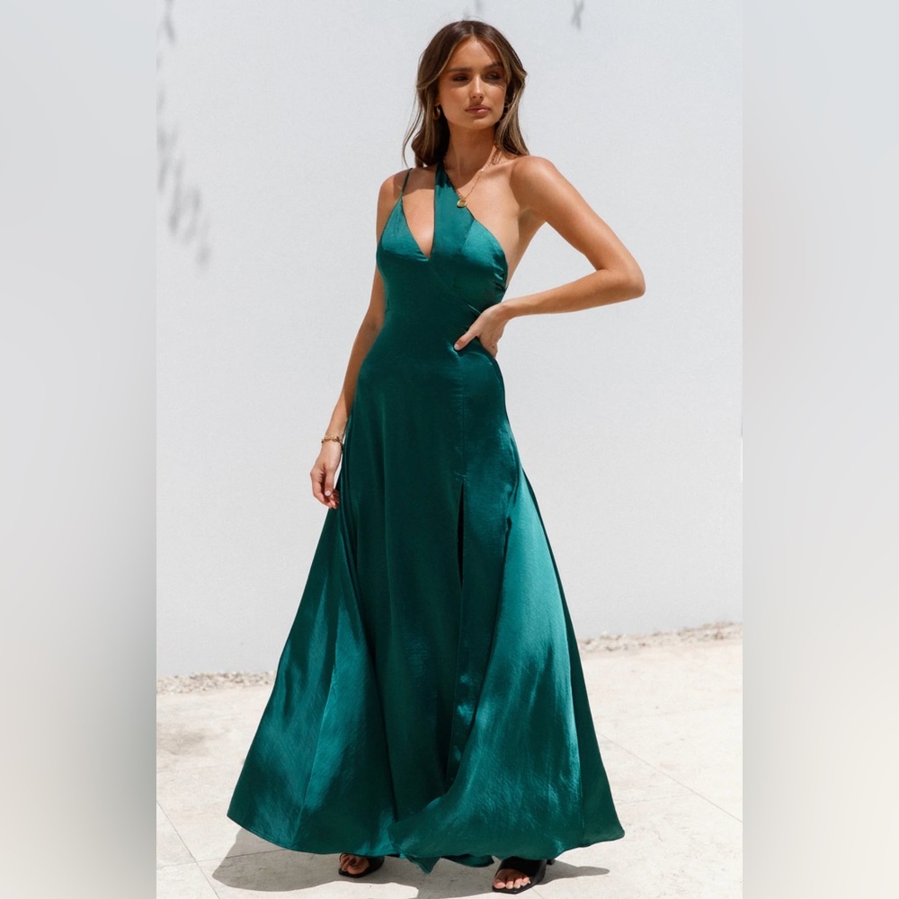 Emerald Green Maxi Dress